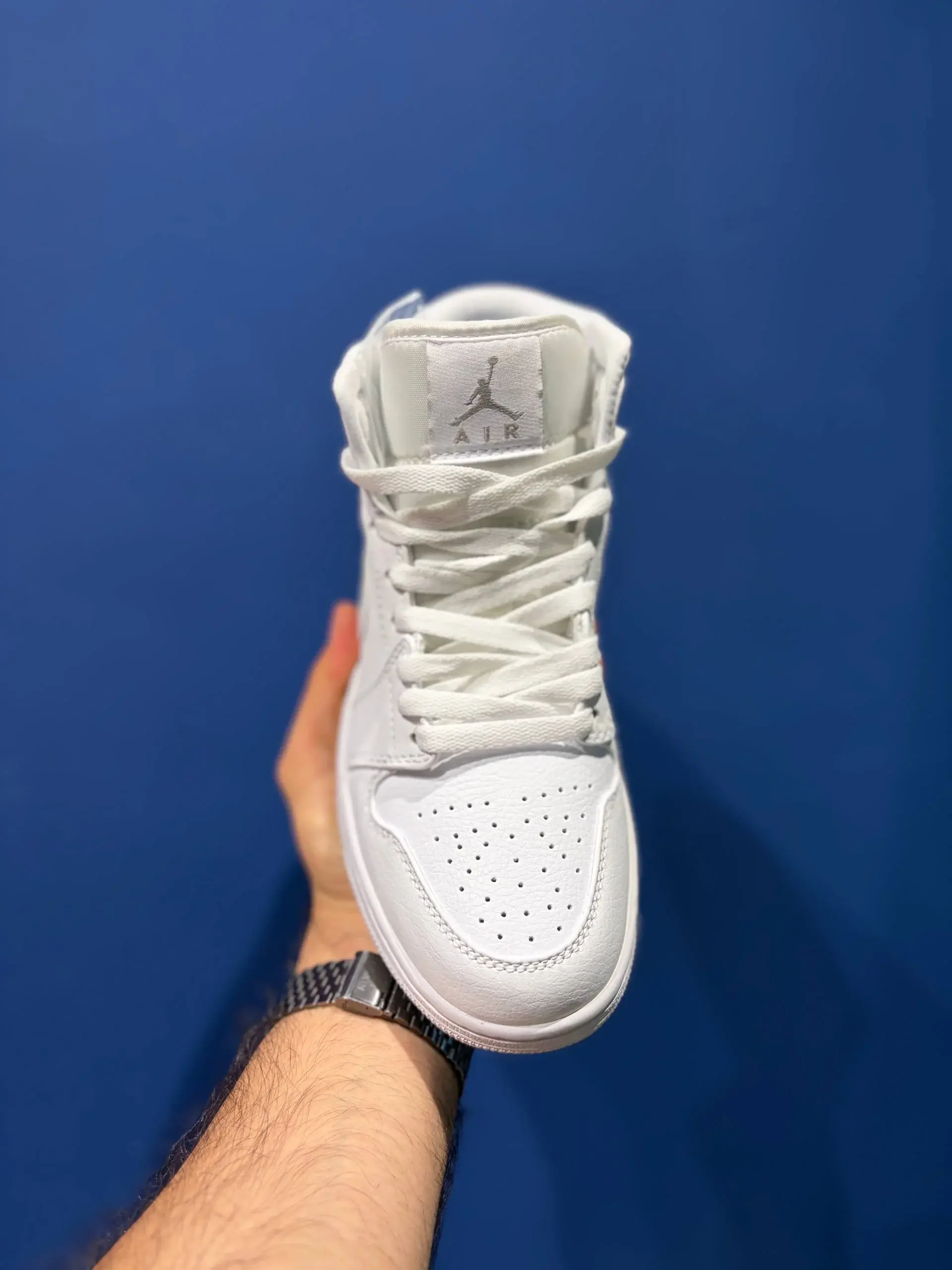 Nike air jordan 1 نایک جردن 1 ساقدار سفید